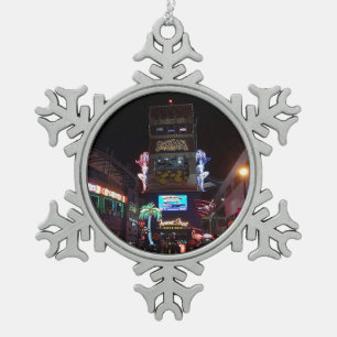 Adorno De Peltre Tipo Copo De Nieve Ornamento del Snowflake #7 en el centro de Las Veg