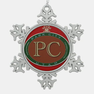 Adorno De Peltre Tipo Copo De Nieve Ornamento fantástico del copo de nieve de Park