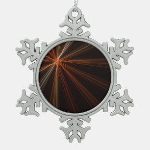Adorno De Peltre Tipo Copo De Nieve Ornamento Fractal Snowflake