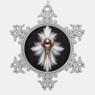Adorno De Peltre Tipo Copo De Nieve Ornamento lipidiano II de arte fractal con serpien