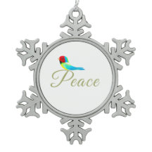 Pajarito Navideño Mensajero de Paz
