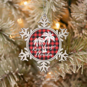 Adorno De Peltre Tipo Copo De Nieve Palmeras Largo Florida Beach