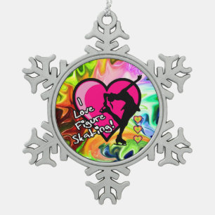 Adorno De Peltre Tipo Copo De Nieve Patinaje artístico - ornamento líquido del arco