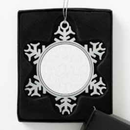 Adorno De Peltre Tipo Copo De Nieve Patrón floral monocromo – Arte elegante sin costur