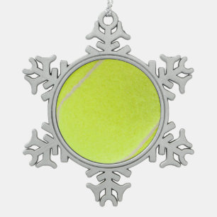 Adorno De Peltre Tipo Copo De Nieve Pelota de tenis personalizable