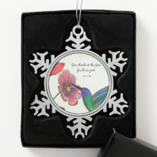Adorno De Peltre Tipo Copo De Nieve Pensamiento religioso de flores de usted con colib