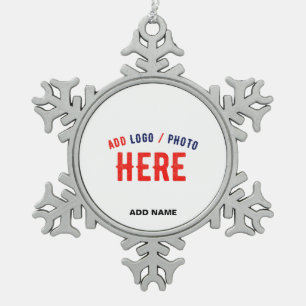 ADORNO DE PELTRE TIPO COPO DE NIEVE PERSONALIZABLE MODERNO ESTILO BLANCO VERIFICADO MA