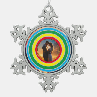 Adorno De Peltre Tipo Copo De Nieve Personalizado