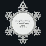 Adorno De Peltre Tipo Copo De Nieve Personalizado de vacaciones de camping familiar añ<br><div class="desc">Diseño</div>