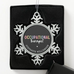 Adorno De Peltre Tipo Copo De Nieve Personalizado Terapia Ocupacional Ocupacional de R