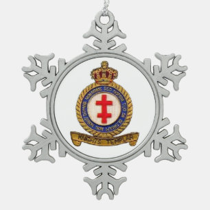 ADORNO DE PELTRE TIPO COPO DE NIEVE PLANTILLA DE KNIGHTS