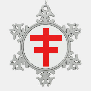 ADORNO DE PELTRE TIPO COPO DE NIEVE PLANTILLA DE KNIGHTS
