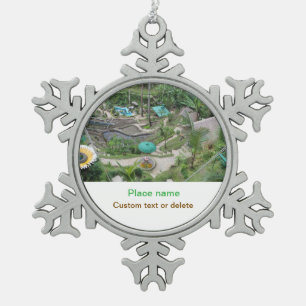 Adorno De Peltre Tipo Copo De Nieve playa de agua océano playa añadir nombre de sitio