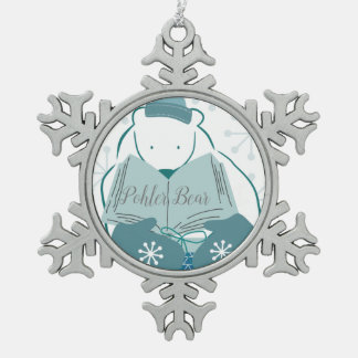 Adorno De Peltre Tipo Copo De Nieve Pohler Bear Ornament