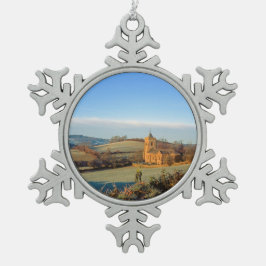 Adorno De Peltre Tipo Copo De Nieve Póster de tarjeta de vacaciones de St Mary's Crost
