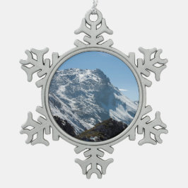 Adorno De Peltre Tipo Copo De Nieve Poster de tarjetas de vacaciones de Snow Davos Sui