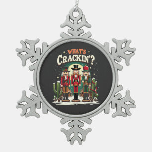 Adorno De Peltre Tipo Copo De Nieve Qué es gracioso de los Navidades de los cactus de 