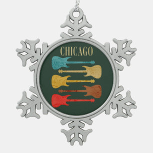 Adorno De Peltre Tipo Copo De Nieve Recuerdos del Festival del Concierto de Guitars Vi
