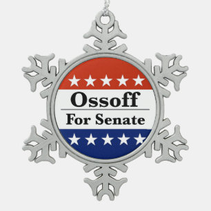 Adorno De Peltre Tipo Copo De Nieve Reelegir al senador de Georgia Jon Ossoff en 2026