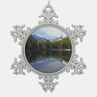 Adorno De Peltre Tipo Copo De Nieve Reflejo del lago Bear II