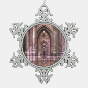 Adorno De Peltre Tipo Copo De Nieve Reflexiones de la Catedral Nacional de Washington