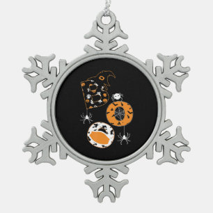 Adorno De Peltre Tipo Copo De Nieve Regalo de araña Calabaza de Gorra de bruja de la