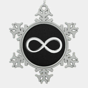 Adorno De Peltre Tipo Copo De Nieve Regalos del friki del infinito el  