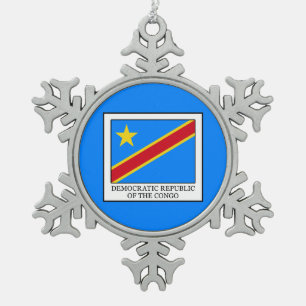 Adorno De Peltre Tipo Copo De Nieve República Democrática del Congo
