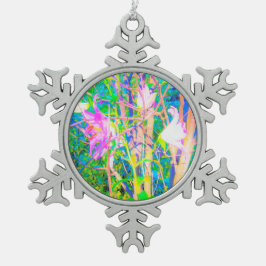 Adorno De Peltre Tipo Copo De Nieve Resumen de lirios orientales en My Rubio Garden