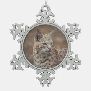 Adorno De Peltre Tipo Copo De Nieve Retrato de un lince rojo