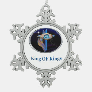 Adorno De Peltre Tipo Copo De Nieve Rey de Reyes