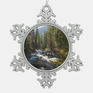 Adorno De Peltre Tipo Copo De Nieve Río Kaweah en el Parque Nacional Sequoia