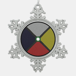 Adorno De Peltre Tipo Copo De Nieve Rueda moldeada de la medicina