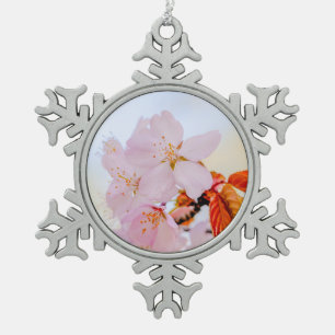Adorno De Peltre Tipo Copo De Nieve Sakura - Flor de cerezo japonesa