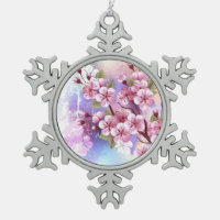 Sakura rosa sobre fondo de pintura