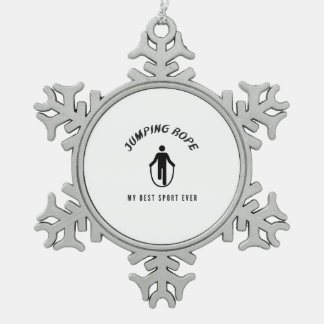 Adorno De Peltre Tipo Copo De Nieve Saltar cuerda mi mejor deporte de la historia