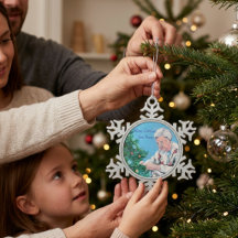 Saludo de Navidad de NANNY/GRAMMY pintado a mano 