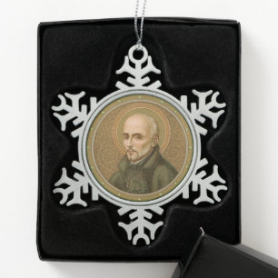 Adorno De Peltre Tipo Copo De Nieve San Ignacio de Loyola (BK 050)