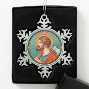 Adorno De Peltre Tipo Copo De Nieve San Matías el Apóstol (JMAS 09)