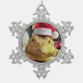 Adorno De Peltre Tipo Copo De Nieve Santa Beardie
