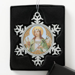 Adorno De Peltre Tipo Copo De Nieve Santa Filomena (BK 005)