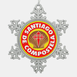 Adorno De Peltre Tipo Copo De Nieve Santiago de Compostela