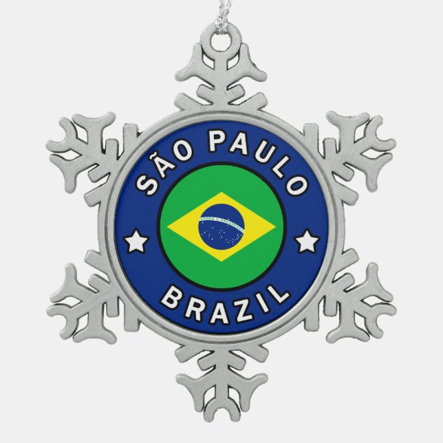 Adorno De Peltre Tipo Copo De Nieve São Paulo (Anverso)
