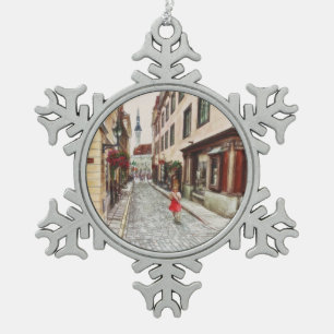 Adorno De Peltre Tipo Copo De Nieve Señora en Tallinn Estonia