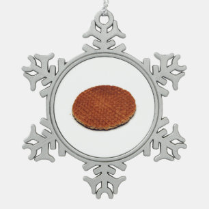 Adorno De Peltre Tipo Copo De Nieve Stroopwafel