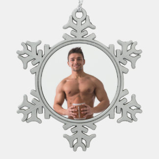 Adorno De Peltre Tipo Copo De Nieve Stud De Fútbol Masculino Sexo Húmedo Y Sin Camisas