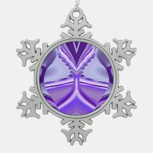 Adorno De Peltre Tipo Copo De Nieve Sueño de la flor de nieve púrpura