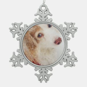 Adorno De Peltre Tipo Copo De Nieve Suéter rojo de Navidad del día de fiesta del