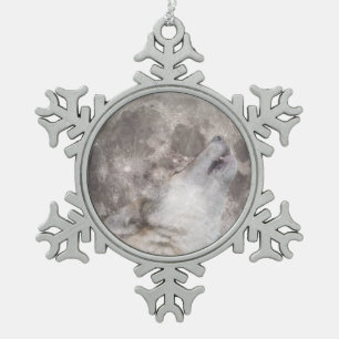 Adorno De Peltre Tipo Copo De Nieve Superluna de Lobo