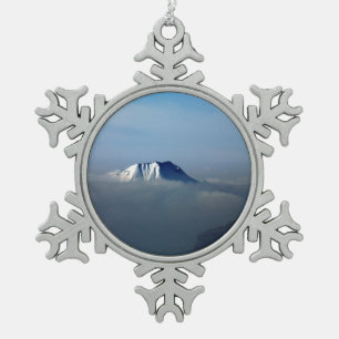 Adorno De Peltre Tipo Copo De Nieve Tarjeta de vacaciones Morzine France Foto impresa 